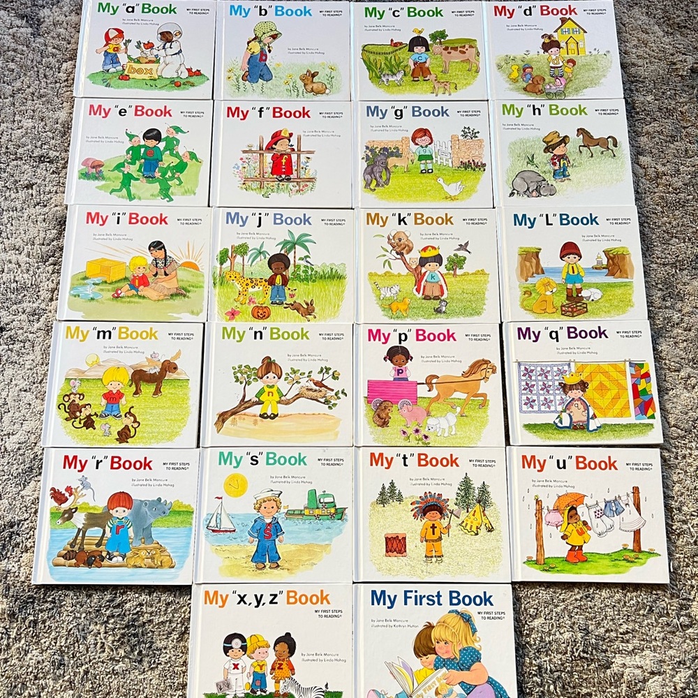 My letter books Moncure set of alphabet books